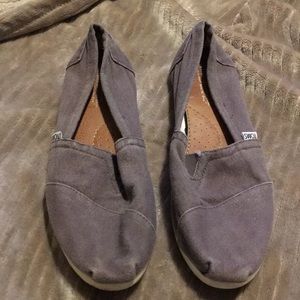 Toms- size 10 - gray